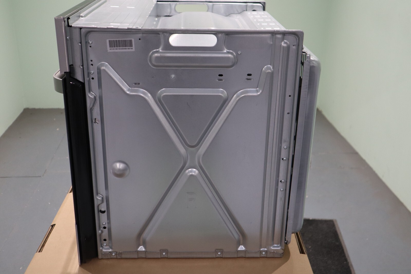 Zanussi Electric Single Oven Built In Knob Control Timer Stainless Steel ZOB343X 7332543631162