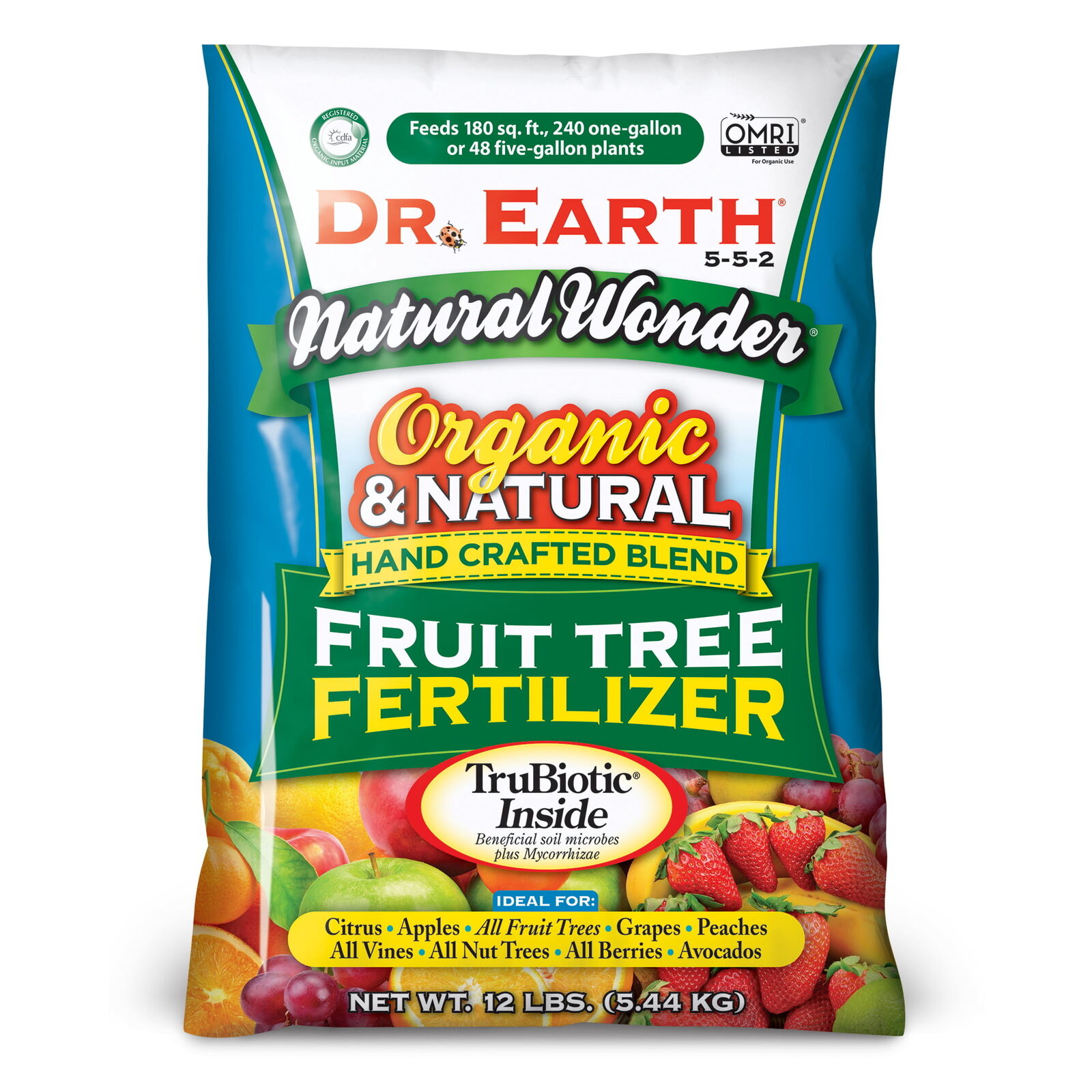 Image of Dr Earth fruit tree fertilizer scoop