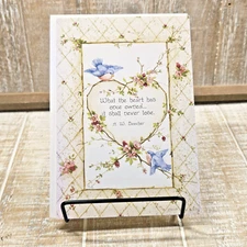 Leanin Tree Sympathy Greeting Card Birds Floral Heart Comfort Memories
