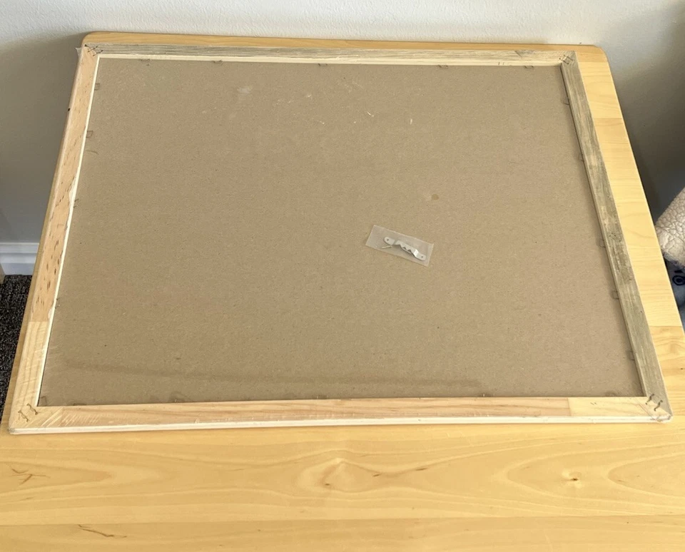 Pintura vintage de guardería de caballo mecedor Debi Hron nueva  Foto 3 de 4