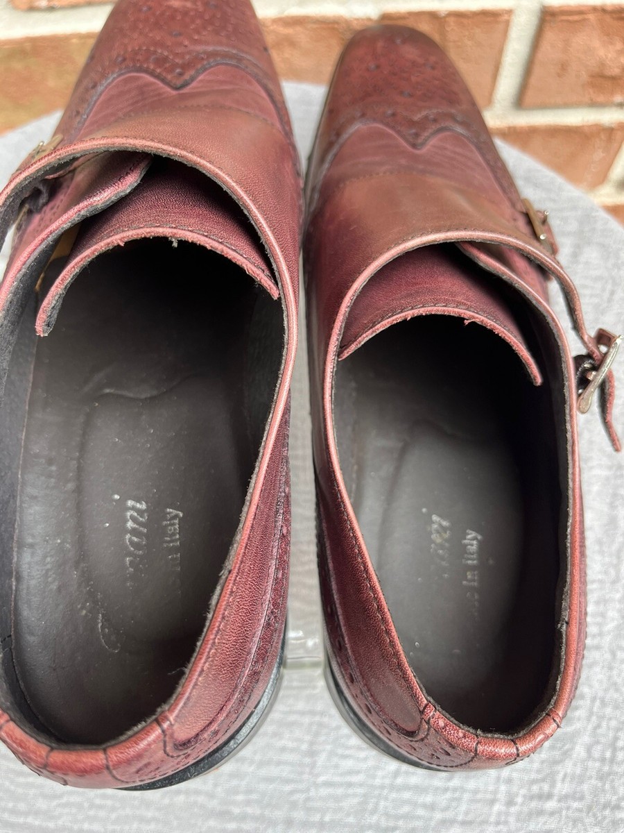 Men\'s Vero Cuoio Wingtip Double Strap Monks Shoes Size 42.5 US 9.5 Men main image 3