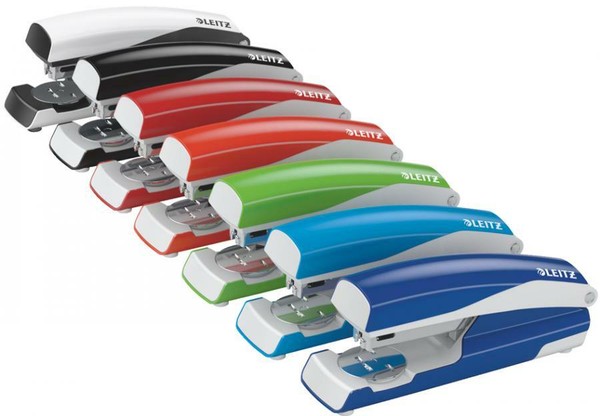 Leitz HeftgeräT Hefter Tacker Nexxt 5502, Heftleistung: 30 Blatt, Blau-image