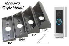 Angle Mount Bracket Holder Wedge for Ring Pro Video Doorbell 15°, 30° 45°