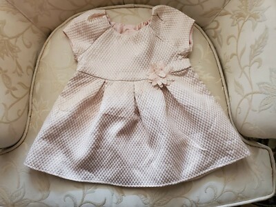 the childrens place rose Gold Dress, Size 18-24 months