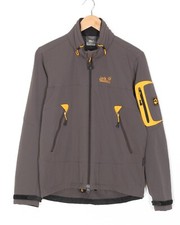 JACK WOLFSKIN STORMLOCK HYPROOF Soft Shell Jacket Uomo Taglia S UK 34 Elastic...