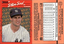 Steve Sax Lot of 17 baseball Cards New York Yankees  MLB-658