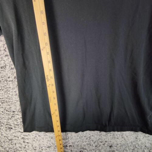 Polo Ralph Lauren Black V-Neck Classic Shirt Men SZ L Red Pony Logo Short Sleeve - Picture 4 of 7