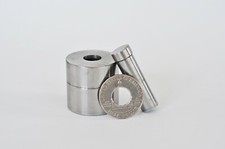 7/16" Coin Ring Tool for Kennedy Half Dollar CENTER PUNCH Hole puncher 30.6 mm
