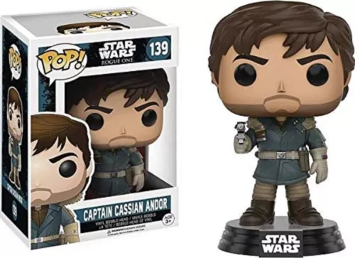 Funko Pop! Star Wars Rogue One Figure  Bobble-Head #139 Captain Cassian Andor