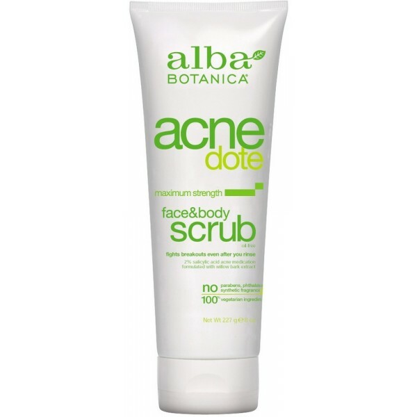 Alba Botanica Acne Dote Face & Body Scrub 227g