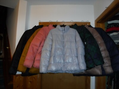 Women's Puffer Jackets Old Navy XXL,XL,L,M,Many Color Full Zip 2 side pockets NW