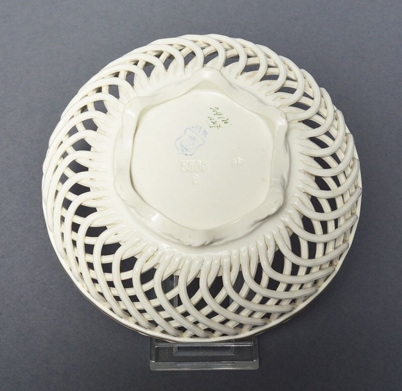 Max Roesler Keramik Schale Durchbruchschale Anbietschale Rose Ø 17,5 cm ...