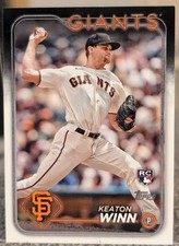 2024 Topps Series 1 #83 Keaton Winn RC Rookie Baseball Card. rookie card picture