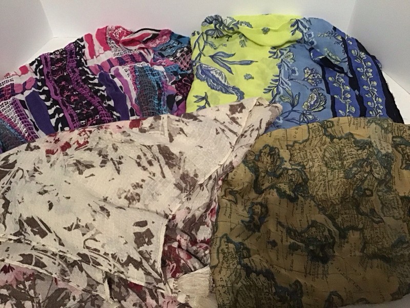 Scarves- Set Of Four Large
