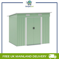 7x4ft Outdoor Garden Storage Shed Tool Storage Box for Backyard Patio Waterproof
