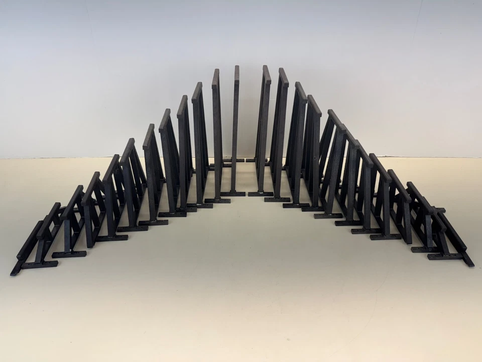 Aristocraft поезд эстакада набор # 7104 все 24 вертикальные пирсы 43 футов масштаб 1:29 - Изображение 2 из 4