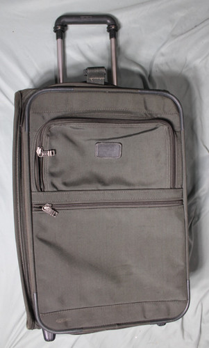 Tumi vintage Green Ballistic Nylon 20” Upright Wheeled Carry On Suitcase 2265M3
