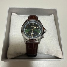 SEIKO Alpinist Leather Watch