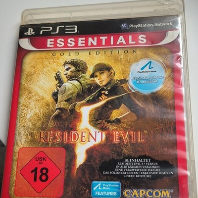 Capcom Resident Evil 5   Gold Edition (Essentials), PAL, PS3, USK 18, Move