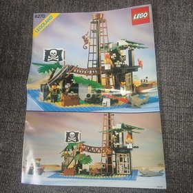 Lego Forbidden Island PIRATES Vtg Instruction Assembly Retired Manual ONLY 6270
