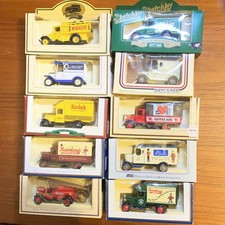 10 Lledo Days Gone Models in vgc Hamleys, Kodak, Sketchley, Pirelli, Ambulance..