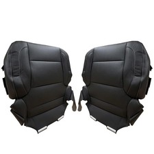 Leather Seat Cover Driver Passenger for Chevy Silverado for GMC Sierra 2015-2019