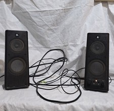 Logitech S-0264B PC Speakers – 2.0 Stereo – UK Plug – 3.5mm Jack – Fully Working