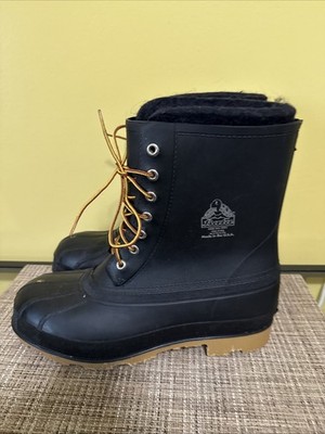 BATA Men's Industrial Boots w Removable Liner ANSI Rated Size 10 USA MADE EUC