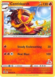 Centiskorch (#15 Cinderace Stamped) 049/264 Battle Academy 2022 Promo