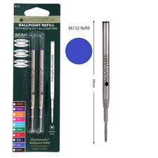Blister 2 Refill Montblanc Medium Ballpoint M132 Blue .