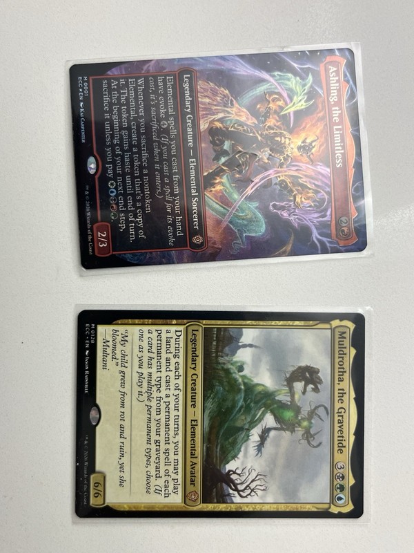 Wizards Magic Ashling the Limitless Muldrotha ECCEN Legendary Creature 2-Card L…