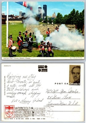 Continental Old Fort York Toronto Canada Postcard