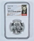 1964-D Kennedy Half Dollar MS67 NGC Signature Label