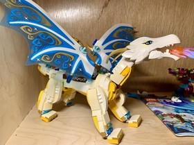 Lego Elves: (incomplete) 41179 Queens Dragon & 41172 Water Dragon W/Manual