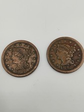 1853 48 Braided Hair Half Cent