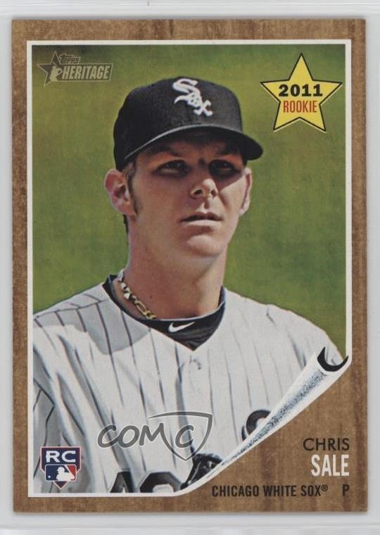 2011 Topps Heritage Chris Sale #214 Rookie RC