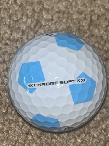 (1) Callaway Chrome Soft Truvis Golf Ball Pent North Carolina Blue - Picture 2 of 4