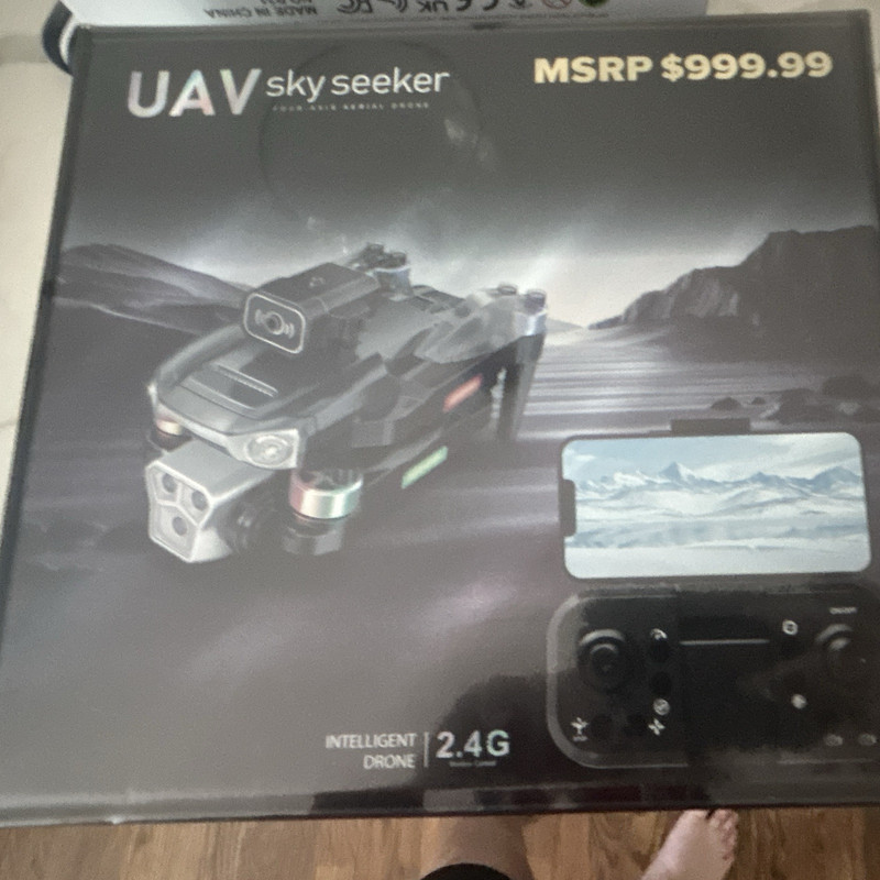 DMES UAV Sky Seeker Camera Drone 3km Range 31min Flight 1kg 1-Year Warranty