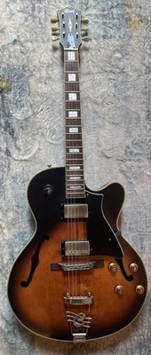 Cort Yorktown Hollowbody Electric Jazz Guitar Satin Tobacco Sunburst w/ Gig Bag
