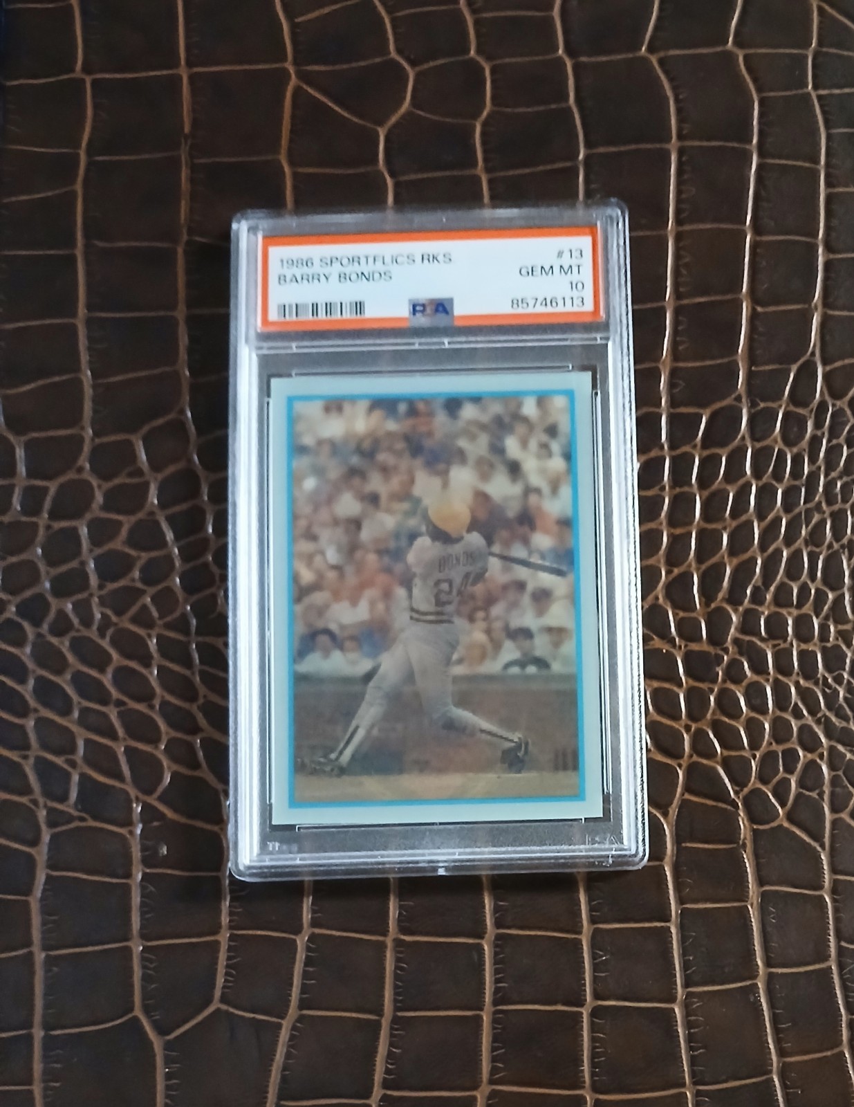 1986 Sportsflics #13 BARRY BONDS🏆PSA 10🏆 view 6
