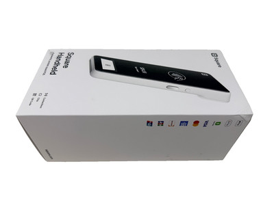 New Square Handheld Portable POS Credit Card Machine to Accept Payments White
