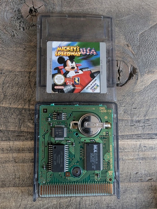 Mickey's Speedway USA Game Boy Color GBC AUS Cart Tested/Working