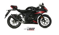 Mivv Suono Auspuff Komplettanlage Schwarz Passend FüR Suzuki GSX-R 125 2017-2020