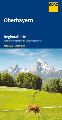 ADAC Regionalkarte 16 Oberbayern 1:150.000 | (Land-)Karte | Deutsch | 2025