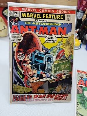 Marvel Feature #5 7 8 Astonishing Ant-Man! Marvel 1973 Bronze 