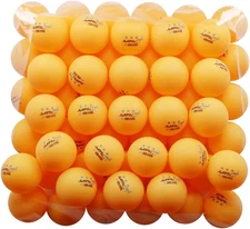 MAPOL 50- Pack Orange 3-Star Premium Ping Pong Balls Bulk,Advanced Training Tabl