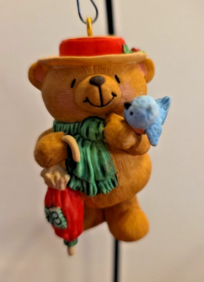 Lote De 2 Adornos De Navidad Oso Forever Friends 1995 1998 Hallmark Keepsake Foto 2 de 4