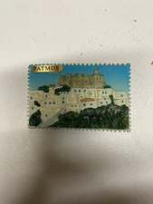 3D Souvenir Magnet Greek island of Patmos, "Island of the Apocalypse