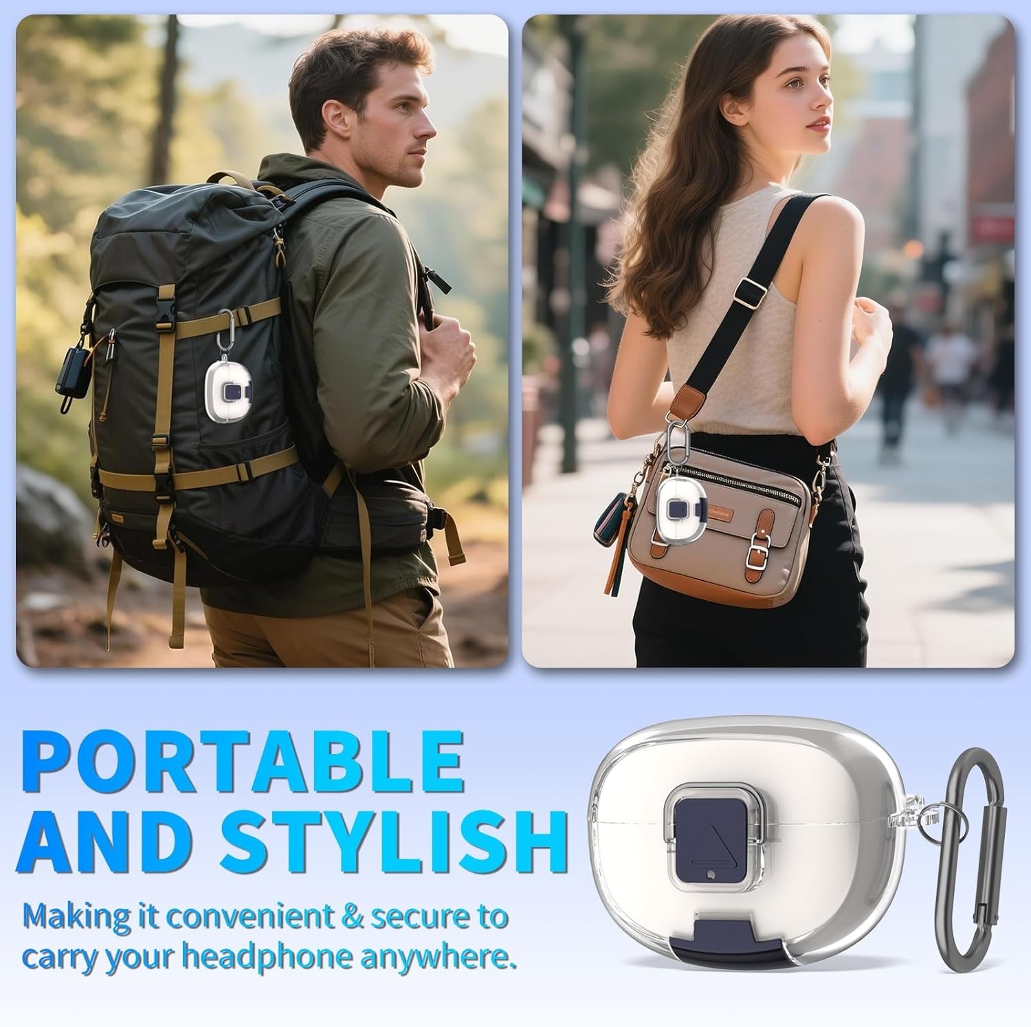 For Bose Ultra Open Earbuds Case with Secure Lock & Phone Stand, Soft TPU Shockp