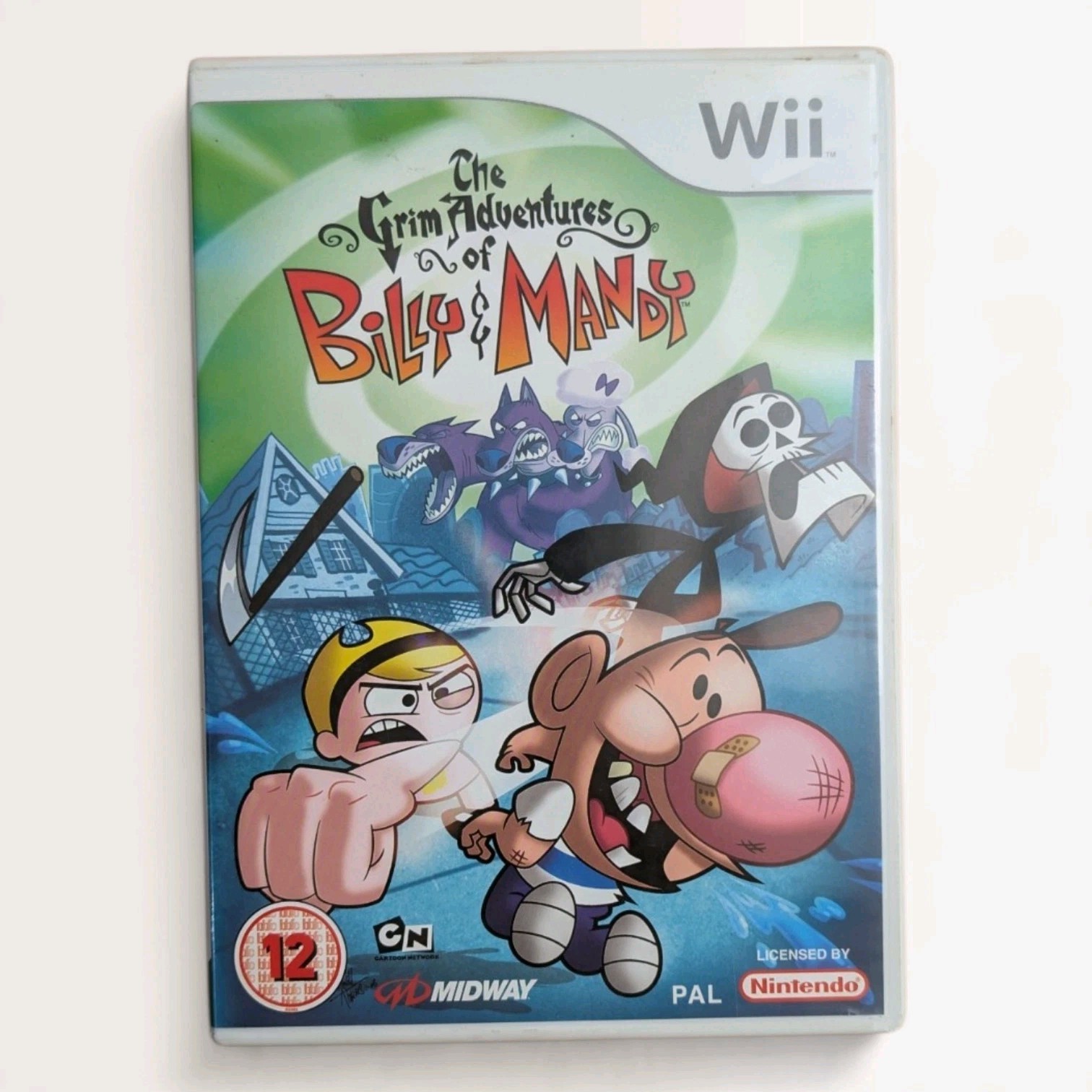 The Grim Adventures of Billy & Mandy (Nintendo Wii) With Manual. DN5349
